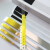 一电通ESOCOO SMT接料引带8mm12mm黄色黑色高粘性贴片接料带散料上飞达牵引接料专用延长带 黄色 接料引带8MM（长度396MM） 500pcs/盒