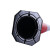 橡胶路锥雪糕筒 塑料锥形帽桶 反光安全路障伸缩圆锥 警示牌柱隔离墩 橡胶-高70cm-重5.8斤