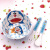 卡通儿童碗密胺仿陶瓷防摔家用汤碗塑料碗创意宝宝可爱吃饭 小号叮当猫+勺子