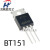 全新BT151-500R BTA16-600B BT136 BT137 BT152单向可控硅 晶闸管 BT151 电动车充电专用（5个）