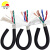 丰旭 TRVVPS20芯0.5平方 10对双绞屏蔽柔性数据传输电缆 伺服编码器线 TRVVPS20*0.5 100米