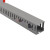 pvc塑料电缆走线槽网线线槽布线线槽电柜理线槽阻燃PVC槽明装 40*60灰色 100米/件