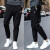 阿迪达斯 （adidas） 男裤 2024夏季新款休闲裤舒适透气运动跑步健身训练卫裤直筒长裤 GK9222/针织直筒/刺绣logo XS