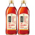 欣和500ml 纯苹果汁发酵原醋肪0%添加防腐剂 实惠组合装苹果醋500ML2瓶