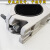 带底座防磁铝合金夹具高压电缆固定夹JGWD-1234567电缆卡具铝抱箍 JGWD-2 带弹簧 (65-85)