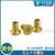 黄铜十字沉头螺丝M2.5M4 平头机牙机丝 十字槽铜螺钉 金色螺栓 M2.5*6--金色 1个