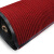 科力邦（Kelibang） 条纹复合地毯 可裁剪双条纹PVC复合防滑地垫 酒店地垫走廊防滑地毯0.9*10m KB1211酒红色