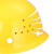 蓝炎 京山诺安 应急用安全帽印字建筑工地工程施工工厂定制加厚透气头帽 玻钢型安全帽透气插扣白色