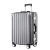 CVIP铝框拉杆箱万向轮密码行李箱时尚旅行箱 铝框款黑色 20寸