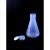 塑料三角烧瓶PP锥形瓶广口塑料摇瓶50 100 250ml带盖实验室瓶子工业品 广口无盖100ml