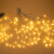 赫钢 LED星月窗帘灯星星灯遥控房间阳台庭院装饰圣诞节日灯 3.5米 电池款-星月窗帘灯-暖色