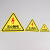 谋福（CNMF）PVC三角形安全标识牌 当心触电有电危险告示牌(8*8CM当心触电)