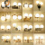 壁灯卧室现代简约客厅阳台创意墙壁灯北欧楼梯过道le 桔色 8002+暖光