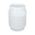 冰禹 圆形专用桶 加厚白色手提桶 圆形塑料水桶 塑料桶带盖 白色25L bf-81