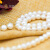中钱淡水珍珠项链套装女近圆强光 母亲节女神节礼物 三件套装