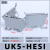 HXDU UK5-HESI灰色【1只】 保险端子导轨式保险接线端子排熔断器底座定制