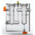 电极支架流通槽工业在线水质监测仪通用型投入式传感器单双多通道 流通槽双通道