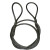 牛人 插编钢丝绳 双扣纯手工编织起重吊装吊索具编头子钢丝绳 吊0.8吨10-3米一根 