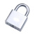 汇创佳（WHITERC）通开不锈钢挂锁防水防锈锁多用安防途锁 50mm  一把钥匙通用开多把锁