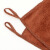 康丽雅 K-2306 家政酒店保洁纤维抹布 多功能一次性清洁毛巾 棕色30*60cm 45g