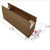 长条纸箱1米110cm包装盒回音壁滑板车模特搬家长方形加硬牛皮纸箱 超长90*25*25xm 5层加硬材质厚度5mm