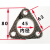 汽车排气管高压石棉垫 接口垫 法兰垫片 密封垫 耐高温高压 55菱形