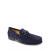 布鲁玛尼（BRUNO MAGLI）男士乐福鞋 Trieste 2023新款 时尚潮流百搭简约休闲低帮鞋 Navy Suede 40码/US7/250mm