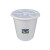 特厚大白桶塑料发酵桶储水桶级圆形桶熟料120升胶桶100升 加厚100L桶无盖无铁耳 白色