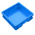 加厚正方形塑料周转箱 收纳箱正方型塑料箱 收纳盒工具箱物流箱 加厚1#箱 蓝色
