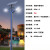 LED户外照明3米3.5米景区公园防水太阳能铝型材景观道路灯 3米Y字太阳能 30W