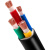 敏达 国标阻燃铜芯电缆线VVR 4芯3+1型软护套线3*120+1*70平方 1米