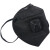 名典上品KN95口罩 M950VC 25只*20盒 耳戴 黑色 独立包装 含活性炭 有呼吸阀 防异味 防工业粉尘