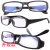 电焊眼镜自动变光太阳能防护护目镜烧焊氩弧焊焊接 外黑内紫 简装(无) 平光镜