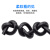珠江电缆 国标铜芯电线电缆ZC-RVV-300/500V-2*1mm平方多芯多股软线 黑色（1米价）