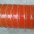 鸣固 ZJ6057耐高温风管 高温硫化管 红色高温矽胶风管 耐温-70℃-+300℃（4米1条）250mm