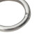 海斯迪克 HK-5120 304不锈钢实心圆环 装饰环 吊环 O型环 不锈钢圈焊接钢环 M8×90（2个）