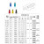 叉形U型Y型预绝缘SV端子SV1.25-3.2(0.5-1.5平方)铜鼻子1000个装蓝色 SV1.25-3.2红色（1000个装）