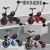 CLCEY三轮车脚踏车1-3-6岁小孩手推车自行车童车两岁宝宝骑的小车 红色