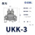 OLKWL（瓦力）UK接线端子2.5平方铜线双层导轨式组合端子排灰色阻燃纯铜二进二出电压端子 UKK3