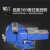 ZIXI工业级台虎钳重型台钳加厚大台面夹钳小型螺纹丝杠台虎钳子 10寸台钳250mm（45KG）
