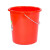富都华创 21升-红色有盖 厚塑料手提水桶红色大小胶桶耐摔洗澡桶洗车洗衣服拖地 FDHC-ST-16