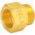 黄铜压力表转换接头补芯变径接头内外丝异径转接头铜配件 内外丝M20*1.5 ×1/2