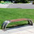 麦享环卫1.5米公园凳子201不锈钢菠萝格户外椅小区园林长凳广场休闲景区花园无靠背坐椅室外凳子