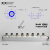 30x30多管路气排分气块气路直通多通快速接头带安装孔分配器铝排 30x30直八通PC组
