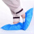 莱尔德LARD-LSP 一次性无纺布鞋套防尘耐磨防滑脚套 加厚（400克/包） 蓝色均码（100只/包）