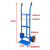 鹿色50kg大液化气罐车气瓶小推车搬运车加厚手推车圆弧形丝网推车 充气轮