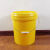 14升15升16升塑料螺旋桶加厚食品级塑料桶拧盖桶涂料桶水桶 16升 食品 压盖桶（红色）