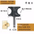圆弧一体刀正半圆木工修边机电木铣 雕刻铣头修边花式1/2柄 1/2*7/8