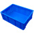加厚塑料周转箱长方形塑料框 物料箱 塑胶筐胶框周转筐货架储物箱 37#箱蓝535*415*150