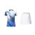 贝特工 BTG-B-66 女 彩蓝衣服+白裙 尺码可选 羽毛球服网球服(单位：套) 羽毛球服网球服